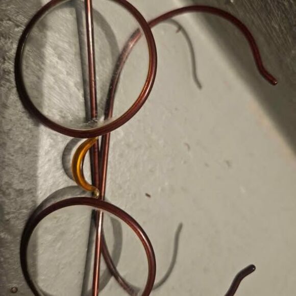 Set of 4 Antique Eye Glasses with 2 Cases Spectacles Prince Nez - Picture 7 of 7